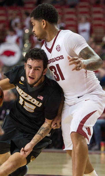 Tigers' winless streak reaches eight games with 92-73 loss to Arkansas